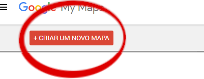 Botao para criar un novo Mapa no Google My Maps
