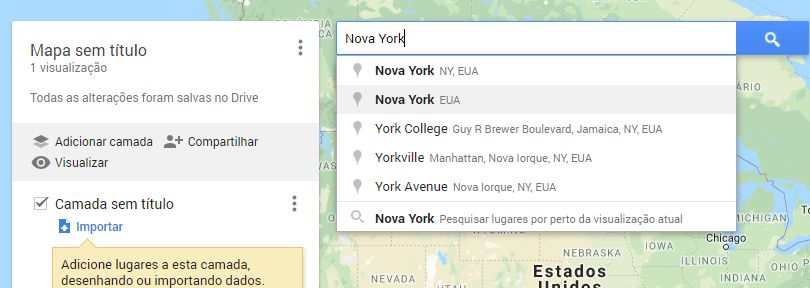 Como adicionar pois no Google My Maos