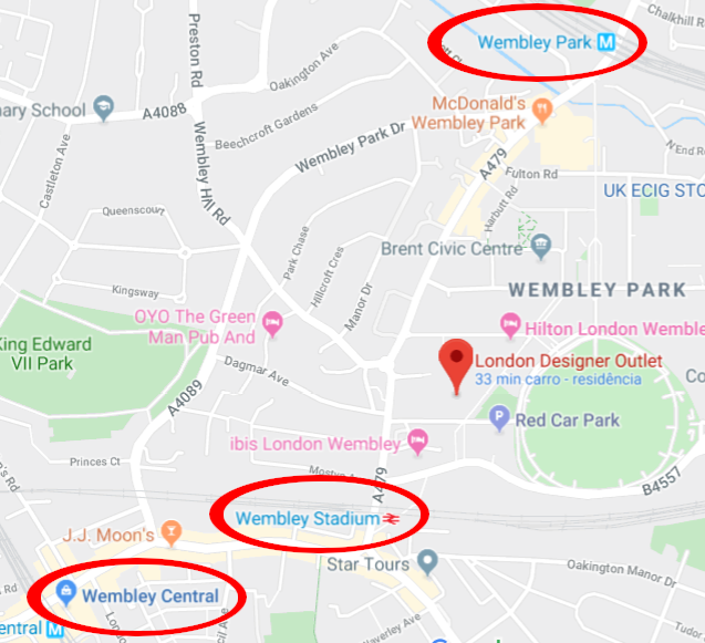Mapa London Outlet Design
