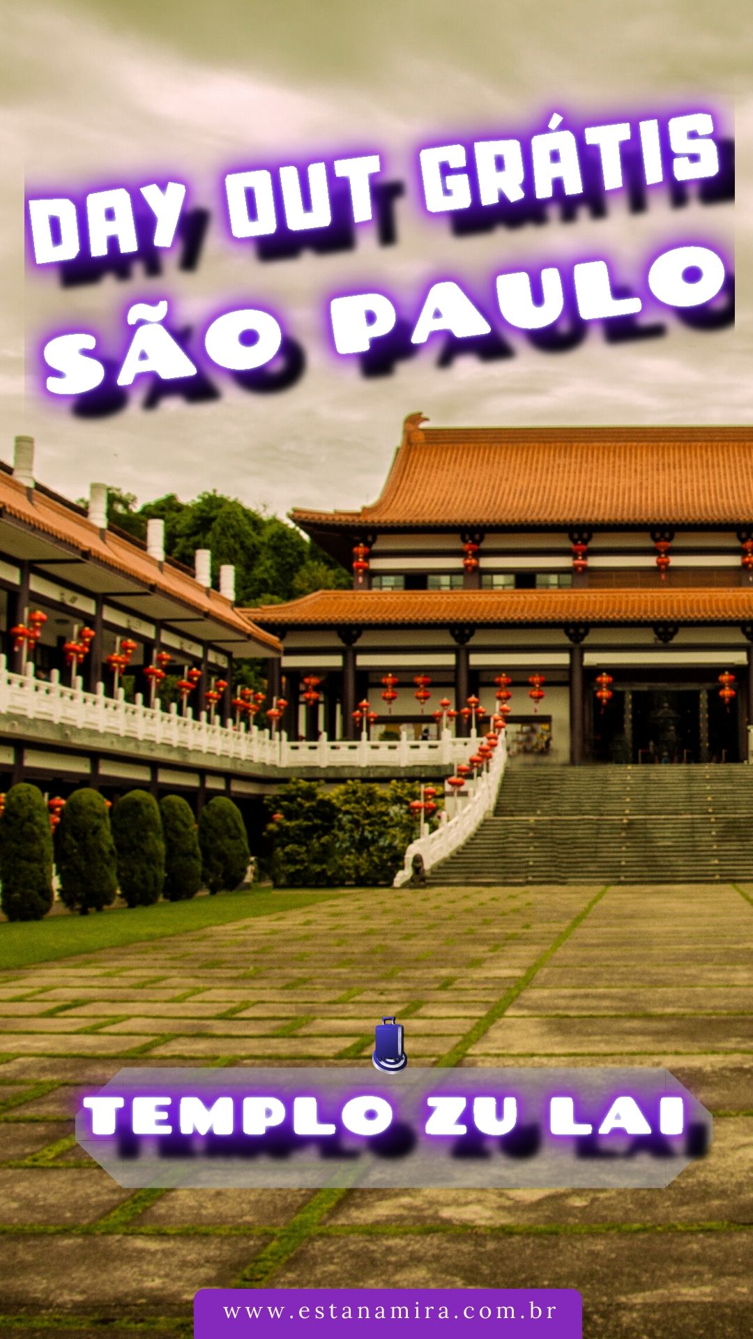 Templo Zu Lai, São Paulo, day out de paz e de tranquilidade