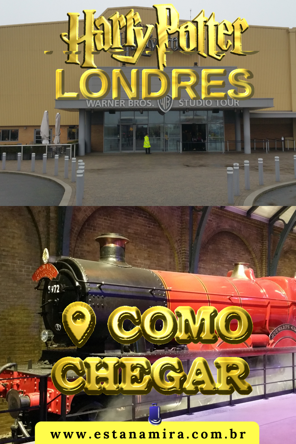 Como chegar no Estúdo Harry Potter em Londres?