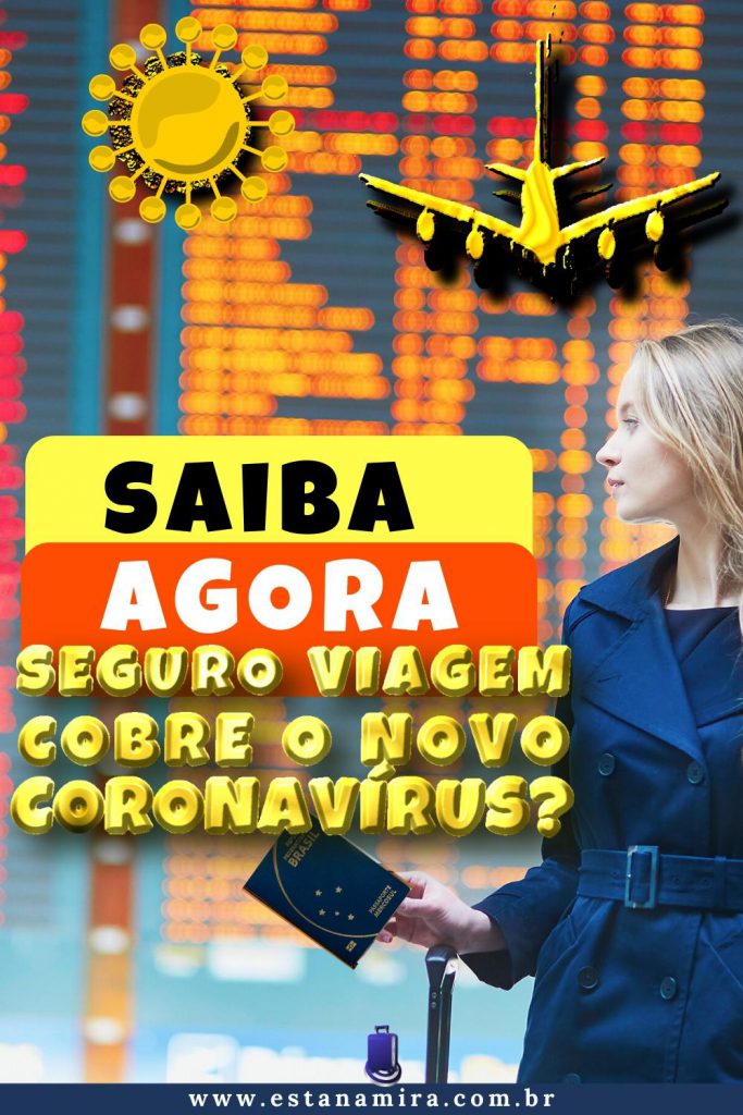 pin Seguro Viagem cobre novo coronavirus