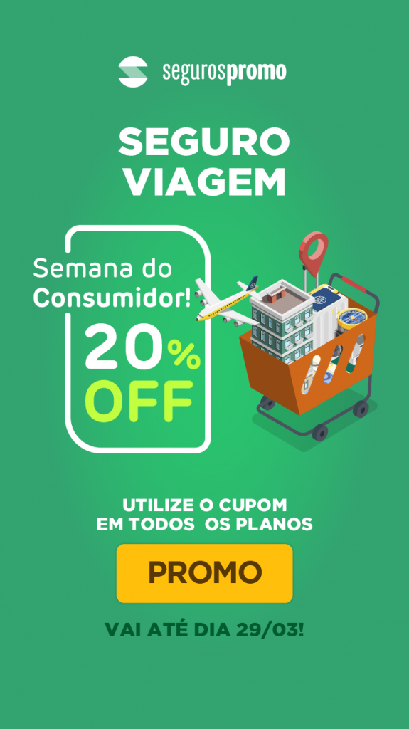 Cupom de Desconto Seguro Viagem Marco 2020 Stories